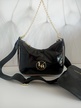 Piękna torebka  Laura Biaggi listonoszka crossbody Bag czarny (4)